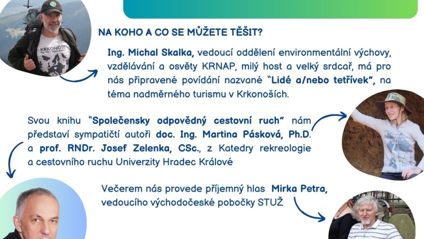 Veřejná beseda Turismus příznivý a ničivý, ve světě i v kraji